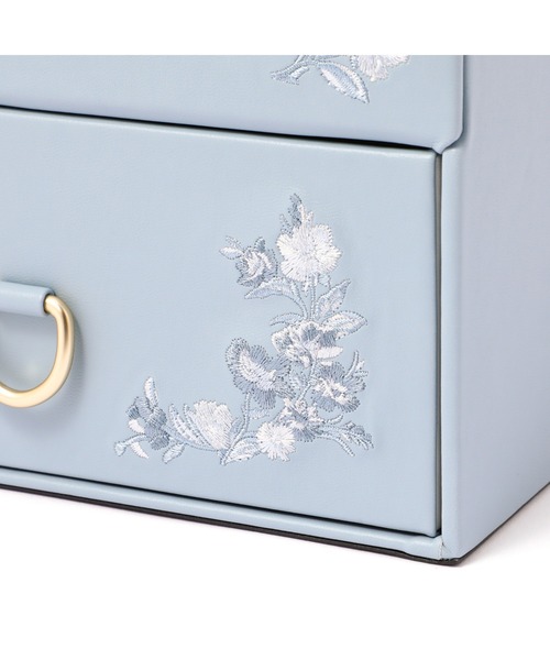 Francfranc（フランフラン） 収納 エンブロイダリーフラワー コスメ