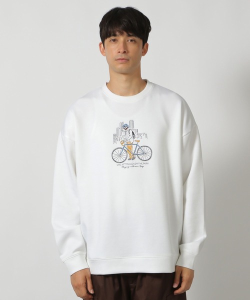 LAKOLE（ラコレ） トレーナー スウェット ヒゲダンボールシティプル