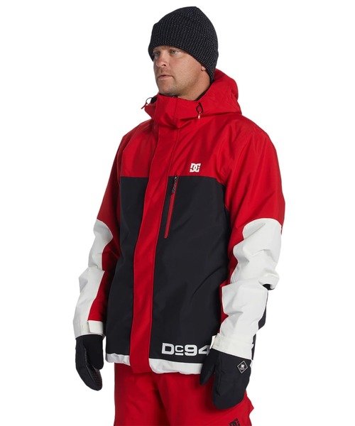 DC スノーボードジャケット L レッド/ブラック DC SHOES（ディーシーシューズ） コート ジャケット DEFIANT JACKET/DC