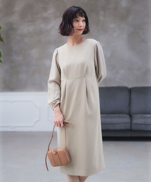 7388. 【極美品】Waltz by BEAMS フォーマル ワンピース waltz by BEAMS DESIGN チェックオーガンワンピース・ボレロ