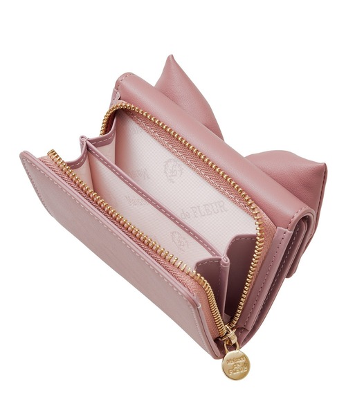 Maison de FLEUR 財布 Maison de FLEUR 財布 ボリュームリボンウォレット レディース