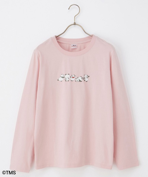 Honeys（ハニーズ） tシャツ 「UVカット」パンダコパンダ／長袖T
