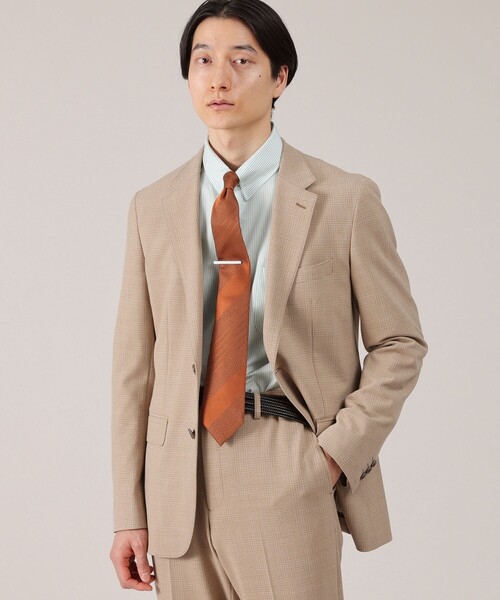 【送料無料】TAKEO KIKUCHIタケオキクチのネクタイ　シルク100% Made in JAPAN】タッサーバスケット シルクネクタイ（ネクタイ
