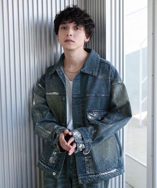 Spielio デニムジャケット gジャン メンズ レディース : ZOZOTOWN