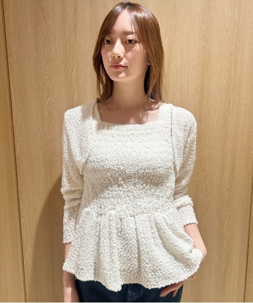 CELFORD アンサンブル ボレロセットペプラムトップス : ZOZOTOWN