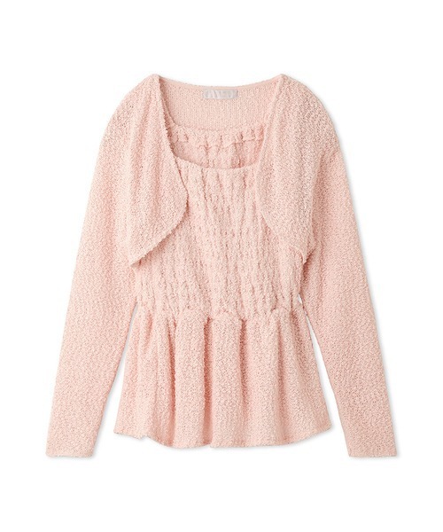 CELFORD アンサンブル ボレロセットペプラムトップス : ZOZOTOWN
