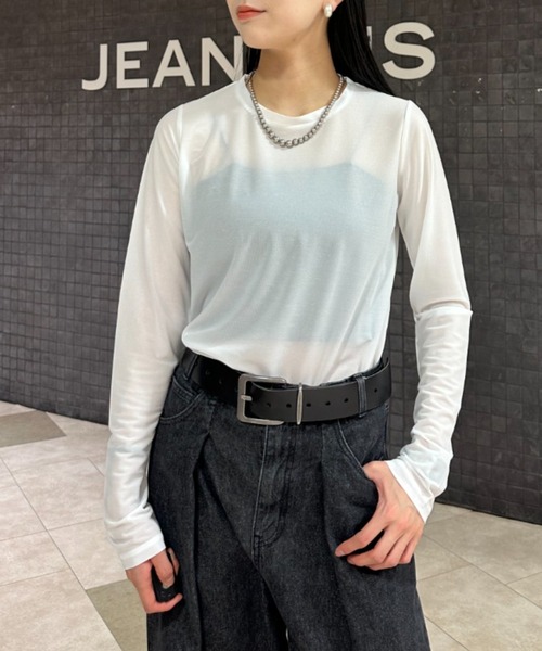 tシャツ シアー センター シーム Tシャツ レディース BEAMS WOMEN｜シアー センター シーム Tシャツ | Rakuten