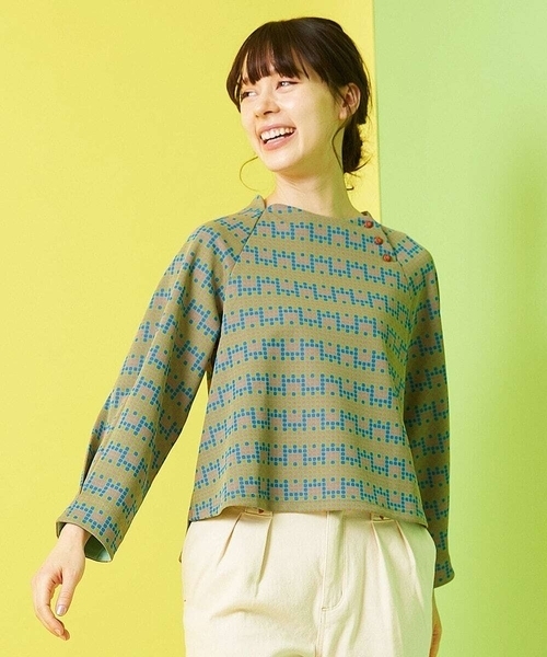 tシャツ Punto ドットジャカードカットソー レディース