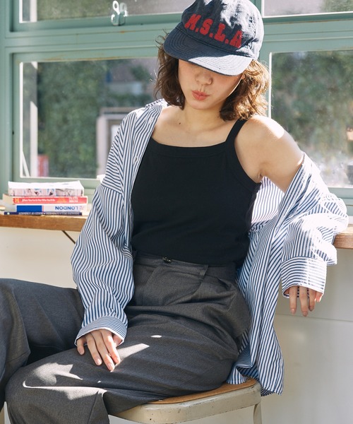 キャミソール アソート スクエアネック カップ付きキャミソール