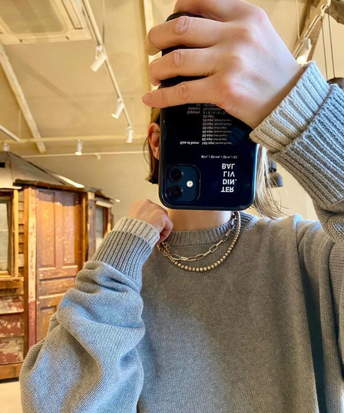 「JOURNAL STANDARD LUXE」 長袖ニット FREE オレンジ レディース JOURNAL STANDARD LUXE 「JOURNAL LUXE」 長袖ニット FREE