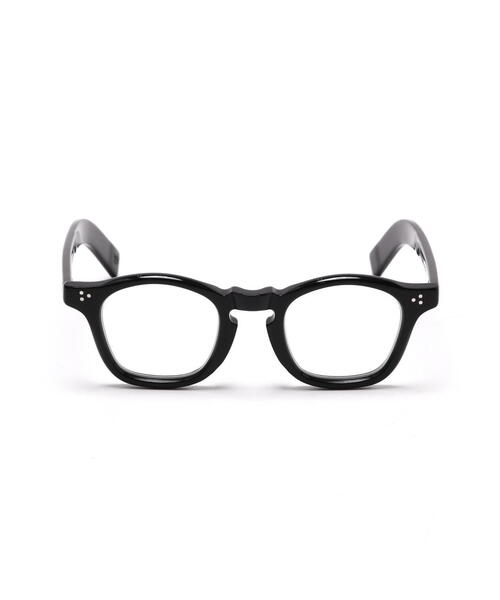 伊達メガネ メガネ 眼鏡 guepard/ギュパール/GP-05 Noir メンズ レディースの画像