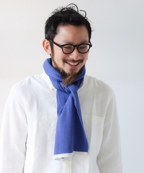 International Gallery BEAMS コットン　ストール BEAMS JAPAN ストール マフラー 「別注」GIM / シーアイランド