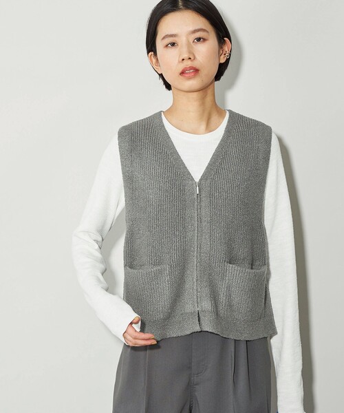 CITEN ベスト ジレ 「CITEN」エッセンシャルニットベスト CITEN ベスト ジレ 「CITEN」エッセンシャルニットベスト