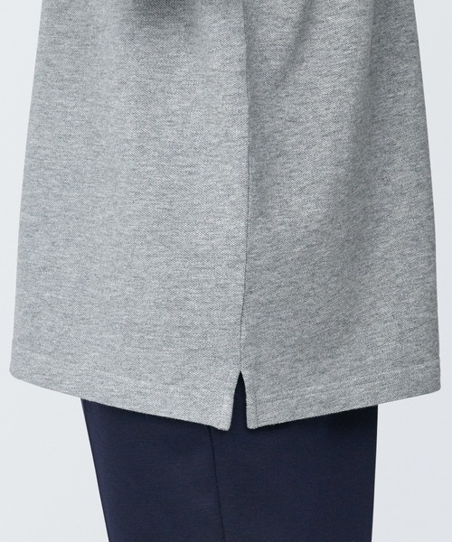 無印良品（MUJI） ポロシャツ 半袖 紳士 洗いざらし鹿の子編み半袖