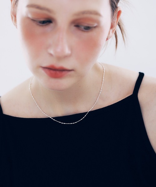 whoseA（フーシー） ネックレス 「silver925」BallChainNecklace