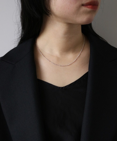 whoseA（フーシー） ネックレス 「silver925」BallChainNecklace