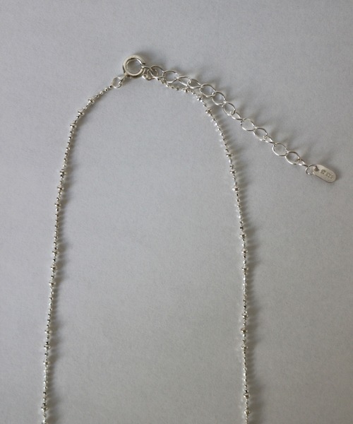 whoseA（フーシー） ネックレス 「silver925」BallChainNecklace