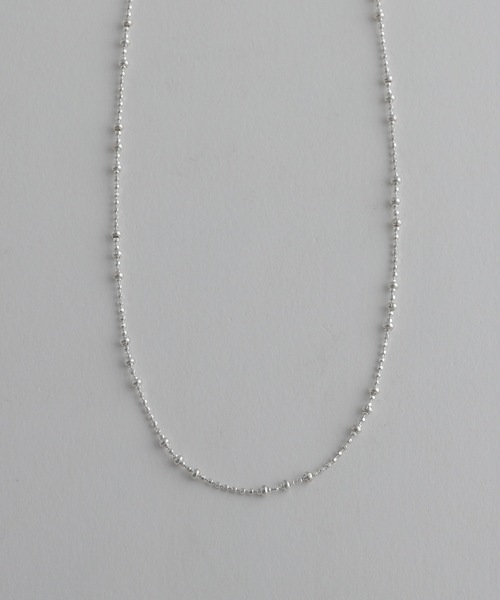 whoseA（フーシー） ネックレス 「silver925」BallChainNecklace