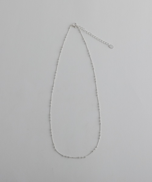 whoseA（フーシー） ネックレス 「silver925」BallChainNecklace