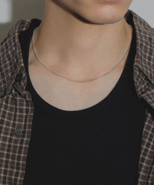 whoseA（フーシー） ネックレス 「silver925」BallChainNecklace