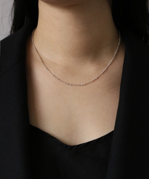 whoseA（フーシー） ネックレス 「silver925」BallChainNecklace