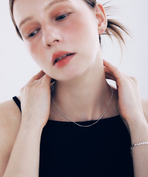 whoseA（フーシー） ネックレス 「silver925」BallChainNecklace