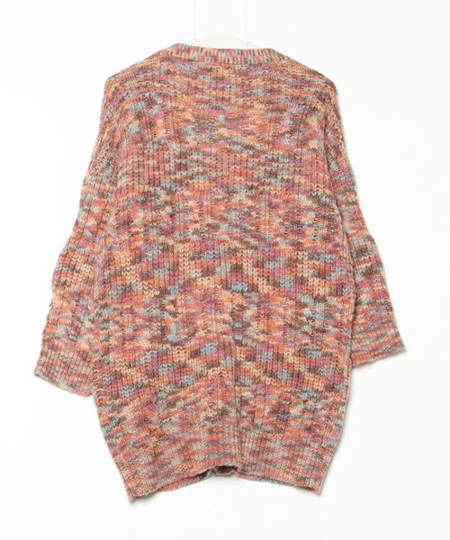 「dazzlin」 ニットカーディガン FREE オレンジ レディース_画像2