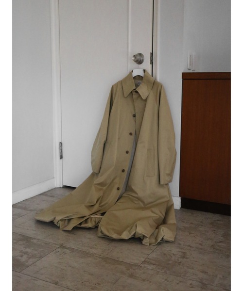 未使用Cara by Katrintokyoトレンチ春カトリントーキョーコートS セール】bijou button melton trench（チェスターコート）｜Katrin