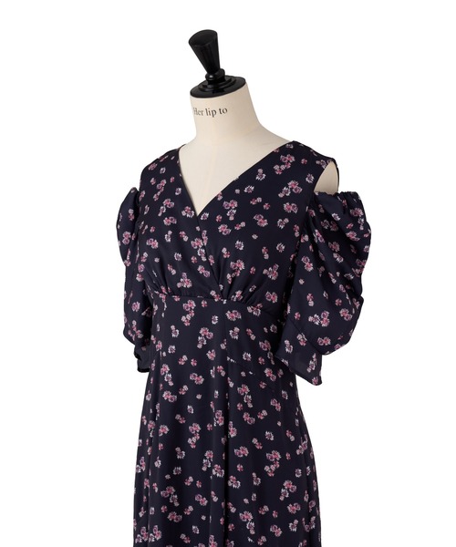 Her lip to ワンピース Marguerite Open Shoulder Dress : ZOZOTOWN 