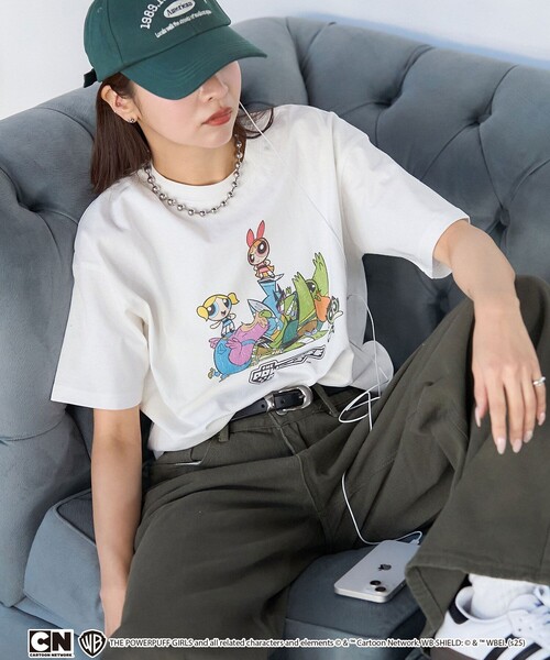 PUBLUX tシャツ PUBLUX/パブリュクス 「THE POWERPUFF GIRLS