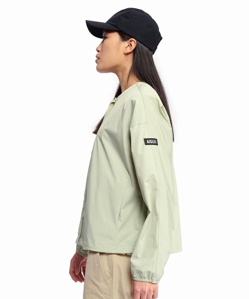 AIGLE ナイロンノーカラージャケット レディース 撥水 UVカット ノーカラージャケット ZBFBF14
