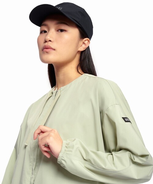 AIGLE ジャケット ノーカラージャケット UVカット 撥水ラウンド