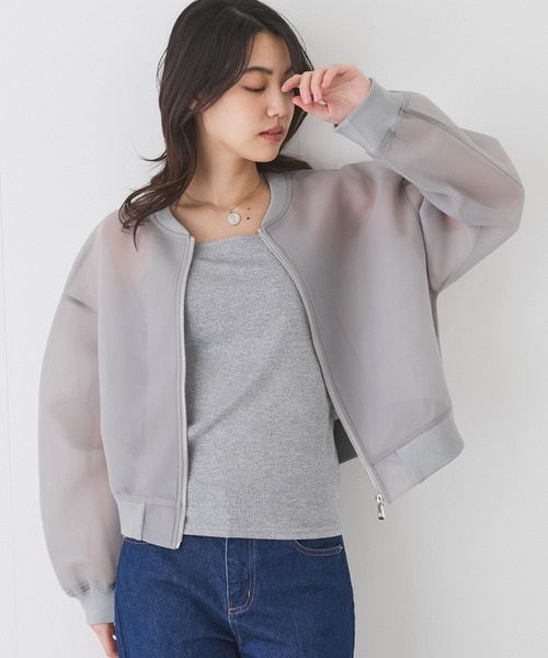 まやさん、専用!! JAYRO コート アウター シアーMA-1ジャケット レディース