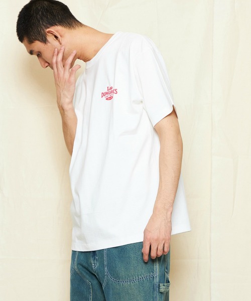 【 Jeans】バックプリント T シャツ エクリュ ※送関込 FREAK'S STORE｜リラックスフィット ランクル50 バックプリント