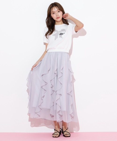 ジル バイ ジル スチュアート（JILL by JILL STUART）/ティアードラッフルスカート JILL by JILL STUART（ジルバイジルスチュアート） スカート
