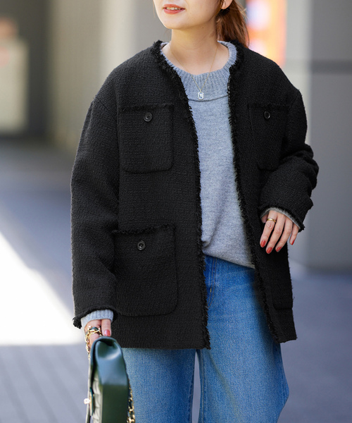 JOURNAL STANDARD（ジャーナルスタンダード） ツイードジャケット FREE