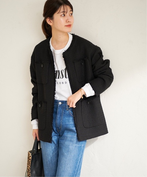 JOURNAL STANDARD（ジャーナルスタンダード） ツイードジャケット FREE