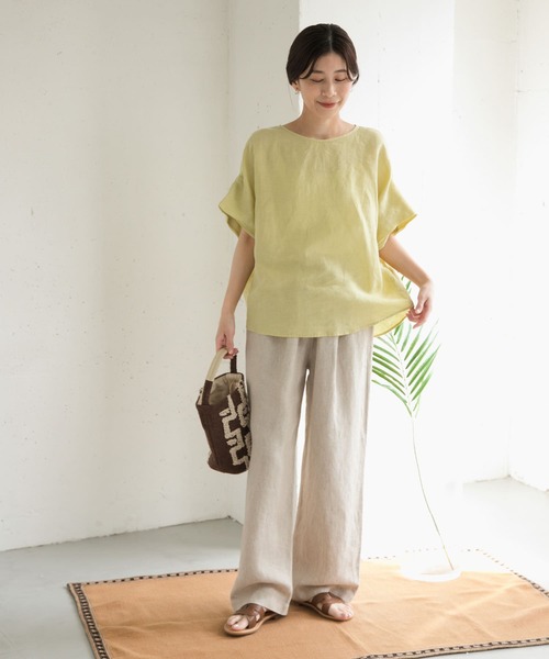 極美品 URBAN RESEARCH リネンブラウス バルーンシルエット 洗える 極美品 URBAN RESEARCH リネンブラウス バルーンシルエット