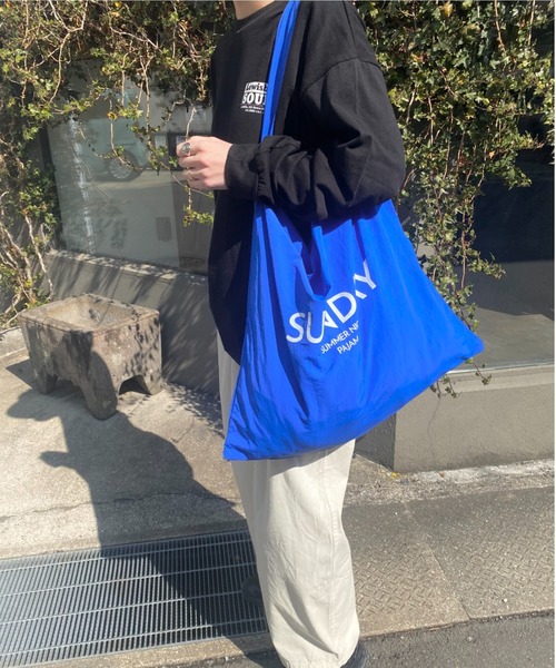 I-SOOK エコバッグ SUNDAYロゴトートバッグ(kiharu select