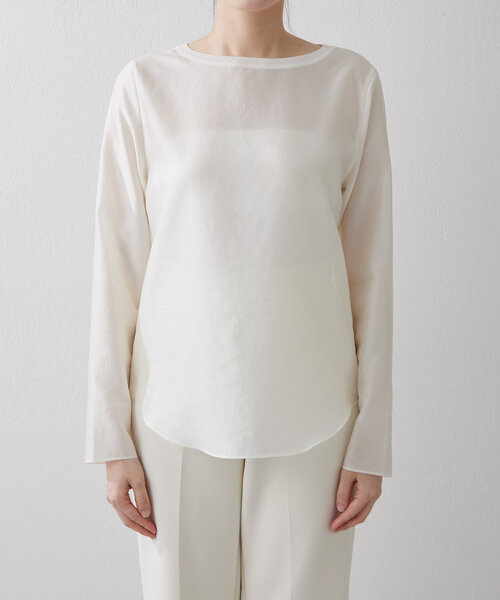 ブラウス シャツ 「Drawing Numbers」シャイニーシースルーブラウス レディース Drawing Numbers ブラウス シャツ 「Drawing Numbers
