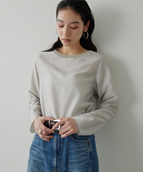 ブラウス シャツ 「Drawing Numbers」シャイニーシースルーブラウス レディース Drawing Numbers ブラウス シャツ 「Drawing Numbers