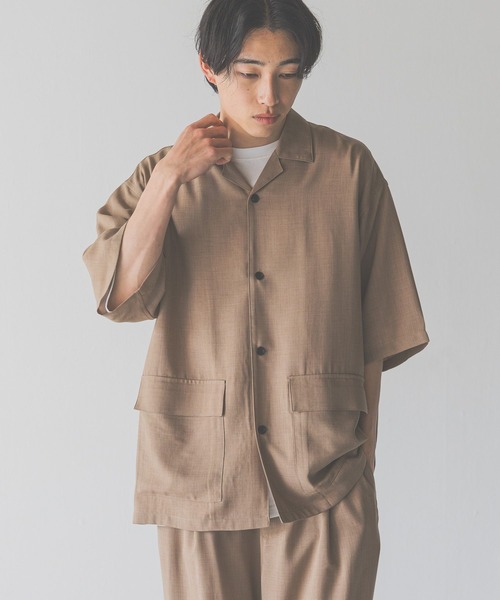 LOWRYS FARM（ローリーズファーム） シャツ 半袖 バスケットシャツ 