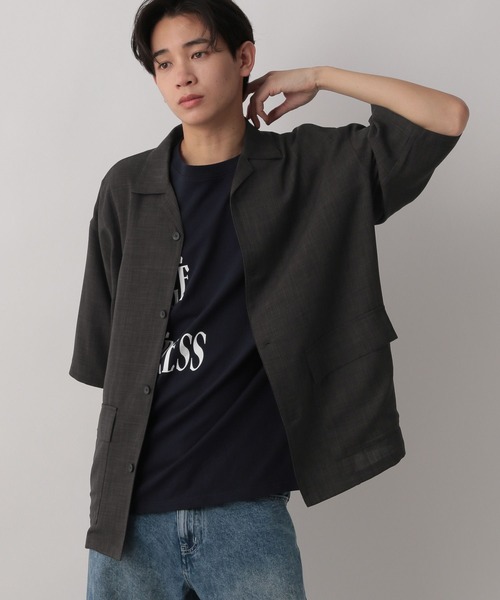 LOWRYS FARM（ローリーズファーム） シャツ 半袖 バスケットシャツ 