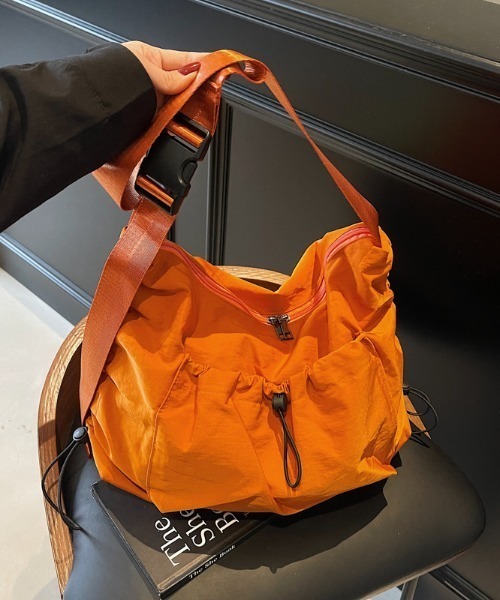 Drawer ドロワー ショルダーバッグ  オレンジ 【古着】【中古】【送料無料】 中古・古着通販】MAISON de SABRE (メゾン ド サブレ) 2WAYショルダー