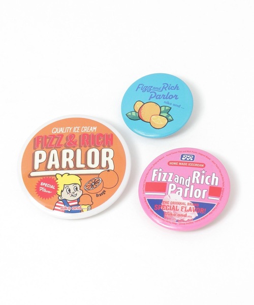 KENZO ピンバッジ ブローチ KENZO（ケンゾー） ブローチ 'KENZO Badges' ピンズ セット メンズ