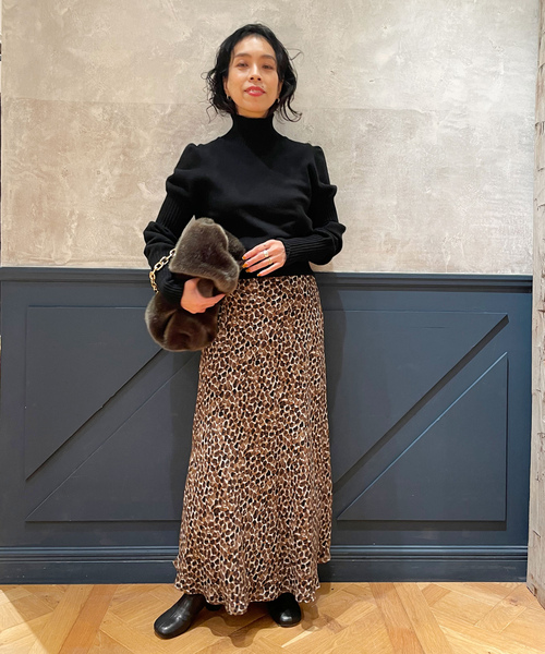 IENA LA BOUCLE ◆フレアスカート IENA LA BOUCLE 「IENA BOUCLE」 フレアスカート 36 ネイビー