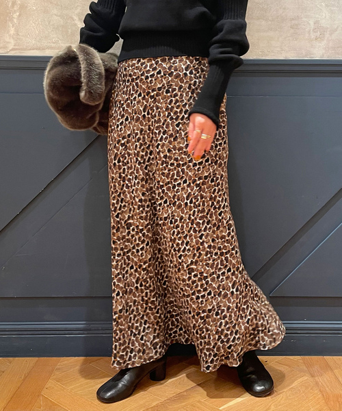 IENA LA BOUCLE ◆フレアスカート IENA LA BOUCLE 「IENA BOUCLE」 フレアスカート 36 ネイビー