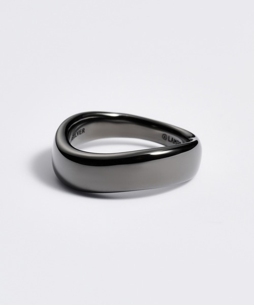 LAMBDA（ラムダ） 指輪 リング BK カーブリング メンズ レディース