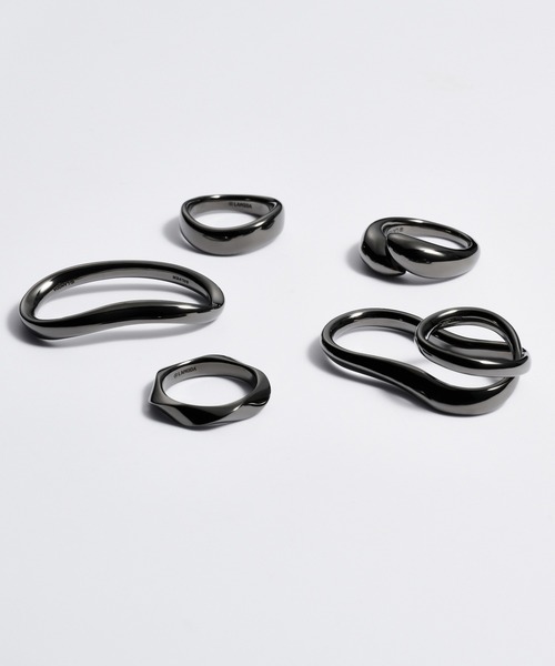 LAMBDA（ラムダ） 指輪 リング BK カーブリング メンズ レディース