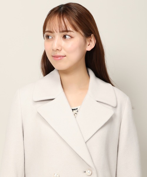 「MISCH MASCH」 チェスターコート S モカ レディース_画像7